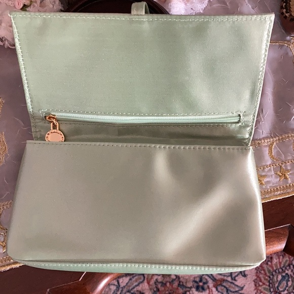 Vintage Bulgari satin evening clutch - Picture 4 of 9